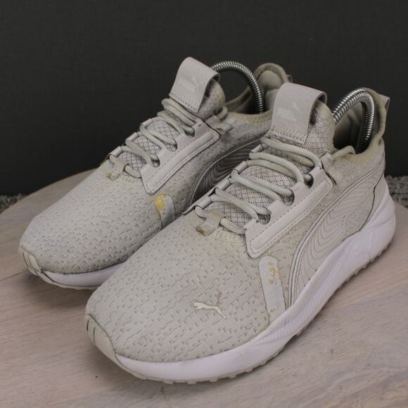 Puma Pacer Athletic Sneakers Lace Up Womens 7.5 Gray Mesh - Picture 4 of 9